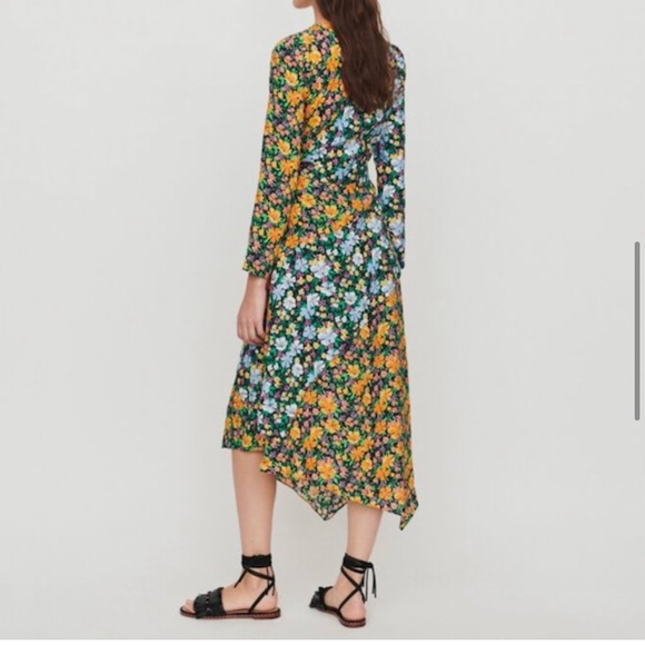 Maje floral print midi dress - Picture 3 of 11